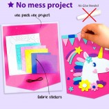 DIY Handmade Felt Tote Toy Kids' First Easy Sewing Bag Kit Creative Paste Arts and Crafts