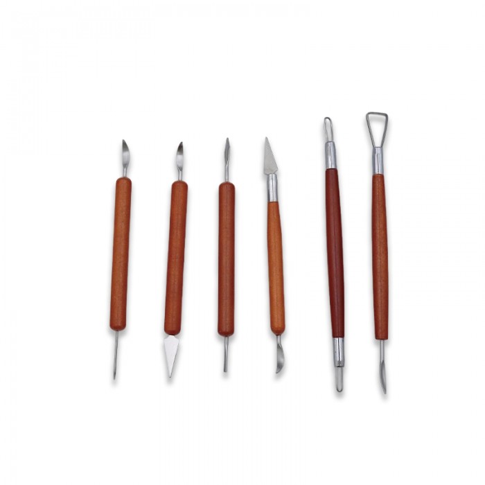 Hardwork DIY Wood & Metal Sculpting Modeling Ceramics Art Pottery Tool Kit