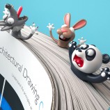 Custom Creative 3D Bookmarks Funny Animals Marker Kawaii Cat Panda Bookmark Kids Gifts School Stationery Supplies